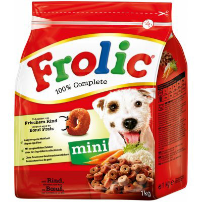 Frolic Complete Mini hovězí, mrkev a rýže 1 kg