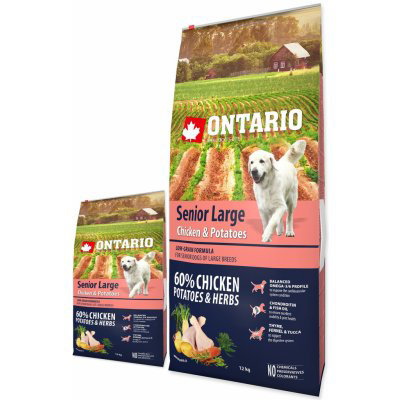 Ontario Senior Large Chicken & Potatoes & Herbs 12kg