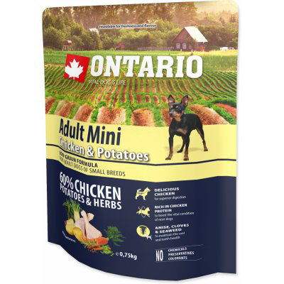 Ontario Adult Mini Chicken & Potatoes & Herbs 2,25kg