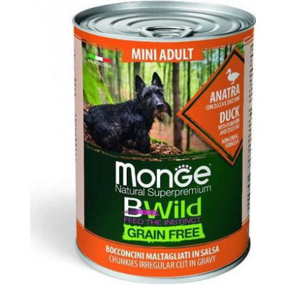 Monge BWild Dog GrainFree Mini Kachna 400 g