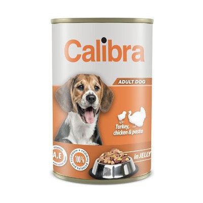 Calibra Dog konz.Turk,chick&pasta in jelly 1240g