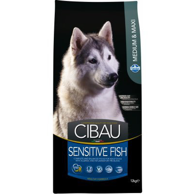 Cibau Dog Sensitive Fish / Rice Medium / Maxi 12 kg