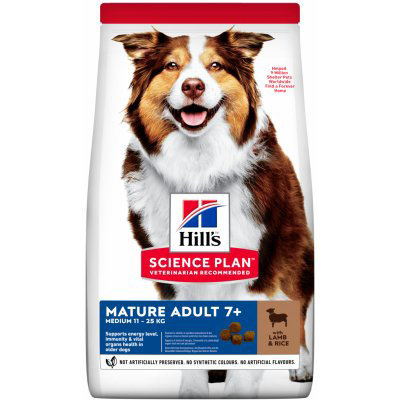 Hills Science Plan Canine Mature Adult 7+ Active Longevity Medium Lamb & Rice 14 kg