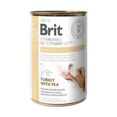 Brit VD Dog GF konz. Hepatic 400g