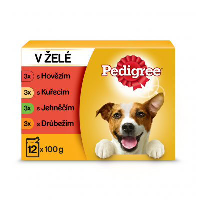 Pedigree Vital Protection kapsičky pro dospělé psy: masový výběr v želé 12 x 100 g