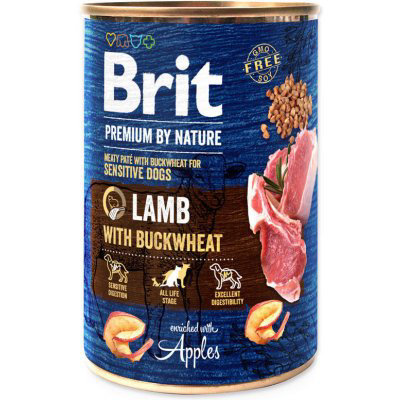 Brit Premium by Nature Lamb with Buckwheat 5 x 400 g
