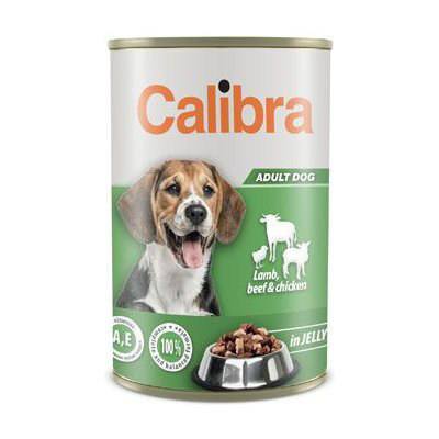 Calibra Dog konz.Lamb,beef&chick. in jelly 1240g