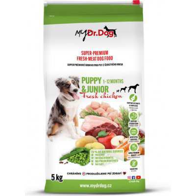 MyDr.Dog Puppy & Junior 5 kg - kuřecí