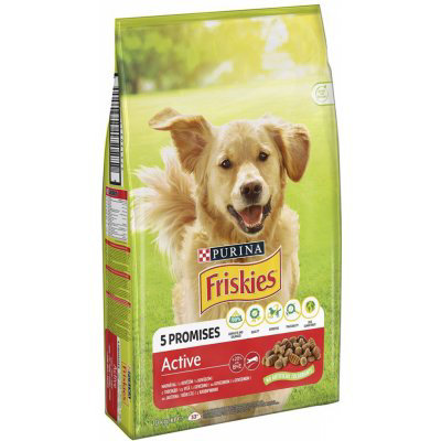 FRISKIES VitaFit Active s hovězím 10 kg