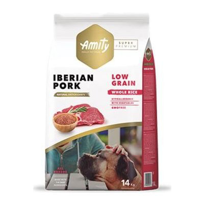 Amity super premium LG dog Adult pork - 14kg