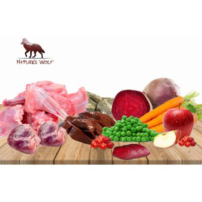 Natures Wolf B.A.R.F. Rabbit & lamb complet 250 g