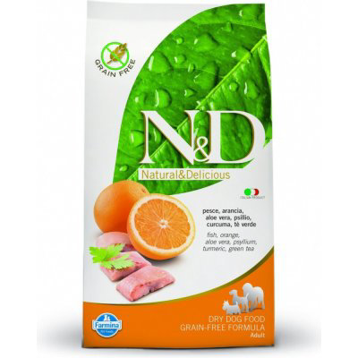 N&D Grain Free Adult Mini Fish & Orange 2,5 kg