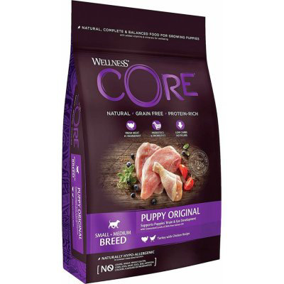 Wellness CORE Dog S/M Puppy Turkey & Chicken 10+2 kg