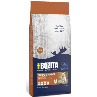 Bozita Puppy & Junior Wheat Free 12,5 kg
