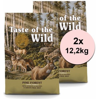 Taste of the Wild Pine Forest 2 x 12,2 kg