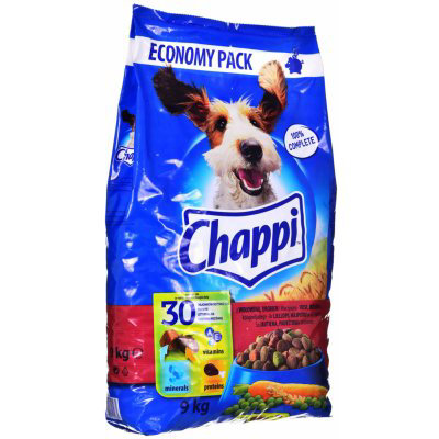 Chappi Hovězí a drůběž 9 kg