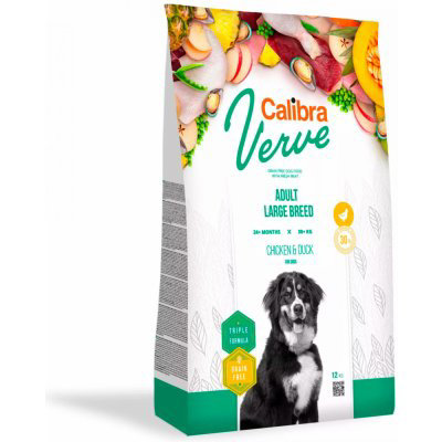 Calibra Dog Verve GF Adult Large Chicken&Duck 12kg