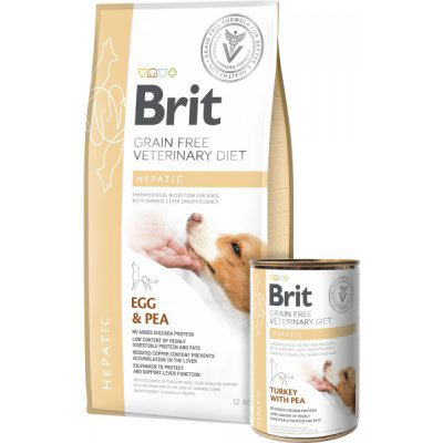 Brit VD Hepatic Egg & Pea 4 kg