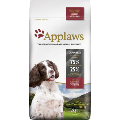 Applaws Dog Adult Small Medium Breed Chicken Lamb 2 kg