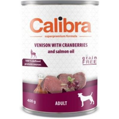 Calibra Dog zvěřina s brusinkami 5 x 400 g