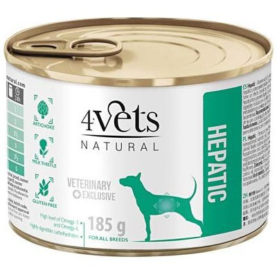 4Vets Natural veterinary exclusive hepatic 185 g