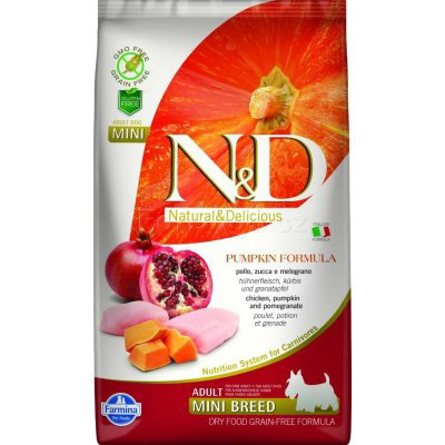 N&D Grain Free Pumpkin Adult Mini Chicken & Pomegranate 800 g