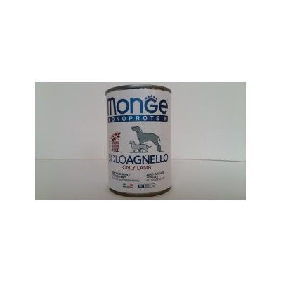 Monge Dog Solo Grain Free Jehně monoprotein 24 x 400 g