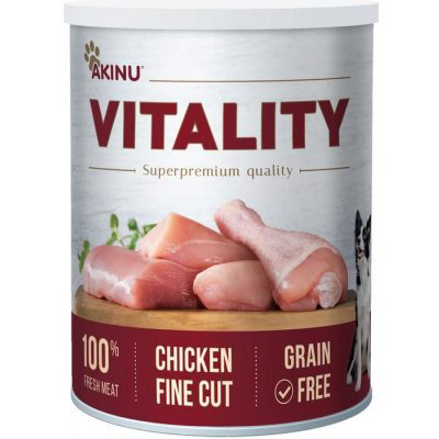 Akinu VITALITY kuře jemně krájené pro psy 400 g