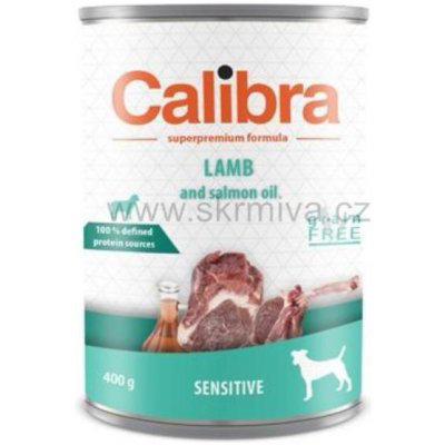 Calibra Dog Sensitive jehněčí 6 x 400 g