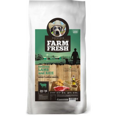 Topstein Farm Fresh Lamb & Rice Adult Large Breed 15 kg