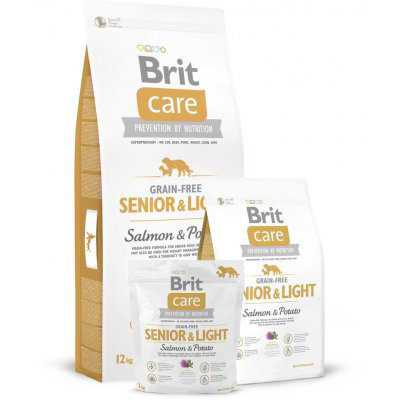 Brit Care Grain-free Senior&Light Salmon & Potato 3 kg