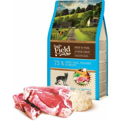 Sams Field Gluten Free Junior Large Beef & Veal 2,5 kg