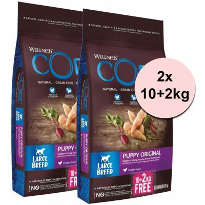 Wellness CORE Dog LB Puppy Chicken 2 x 10 kg