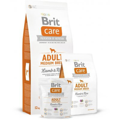 Brit Care Adult Medium Breed Lamb & Rice 4 x 12 kg