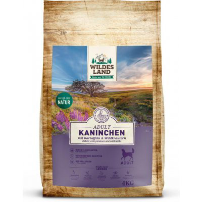 Wildes Land Kaninchen mit Kartoffeln, ADULT 4 kg