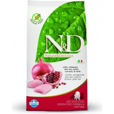 N&D GF DOG Puppy MINI & Medium Chicken & Pomegranate, 2,5 kg