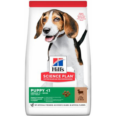 Hill's Science Plan Canine Puppy Medium Lamb & Rice 18 kg