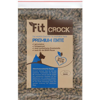 cdVet Fit-Crock Naturprodukte GmbH Vzorek Fit-Crock Premium Kachní 200 g