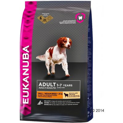 Eukanuba Adult Small & Medium Lamb & Rice 2,5 kg