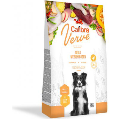 Calibra Dog Verve GF Adult Medium Chicken&Duck 12kg