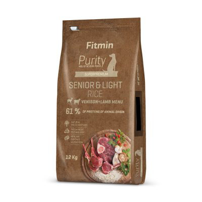 Fitmin Dog Purity Rice Senior&Light Venison & Lamb 12 kg