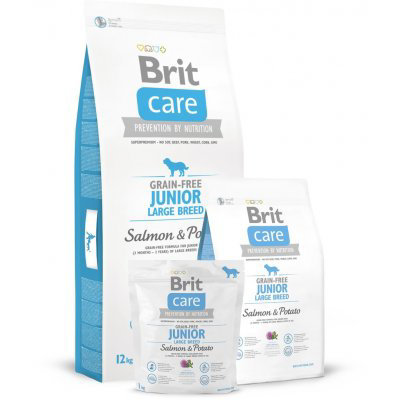 Brit Care Grain-free Junior Large Salmon & Potato 24 kg