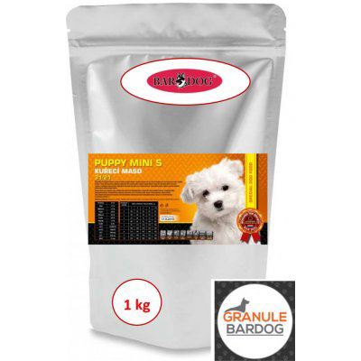 Bardog Super premiové granule Puppy Mini S 31/21 1 kg