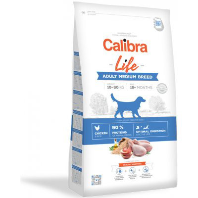 Calibra Dog Life Adult Medium Breed Chicken 2,5 kg