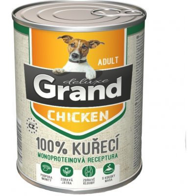 Agro Grand deluxe 100% Kuřecí adult 820 g