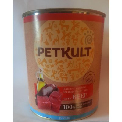 Petkult dog Junior hovězí 5 x 400 g