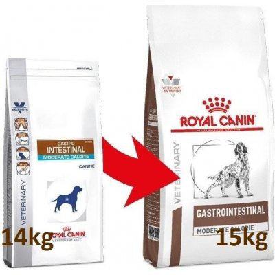 Royal Canin Veterinary Diet Dog Gastrointestinal Moderate Calorie 15 kg