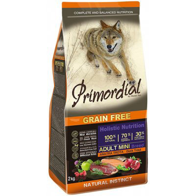 PRIMORDIAL Dog Adult Mini Trout & Duck 2kg