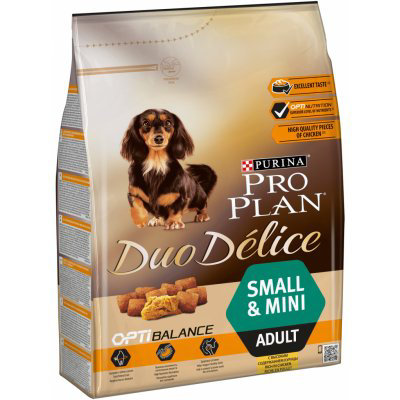 PURINA PRO PLAN Dog DUO DELICE Small & Mini Adult kuře 2,5 kg