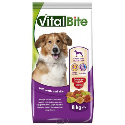 VitalBite granule pes jehněčí & rýže 8 kg